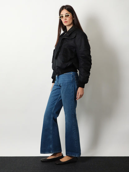 Flared cotton jeans thumbnail