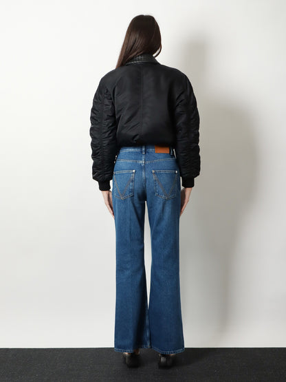 Flared cotton jeans thumbnail