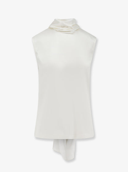 Stretch satin top thumbnail