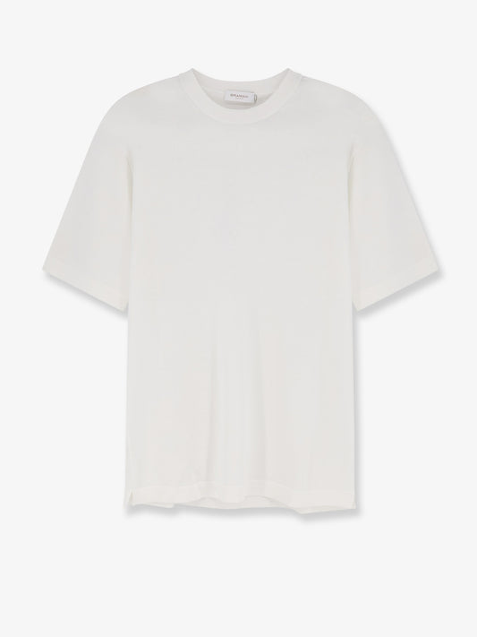 Cotton and silk blend T-shirt