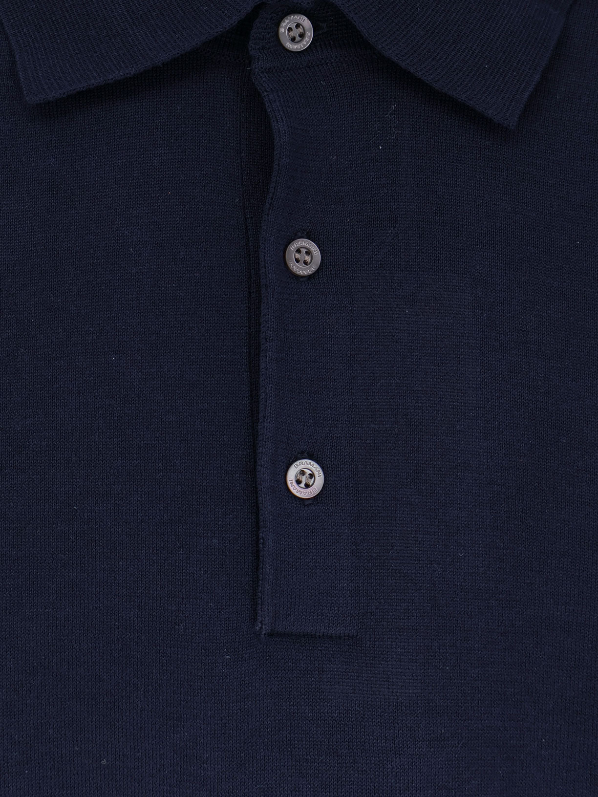 Cotton and silk blend polo shirt