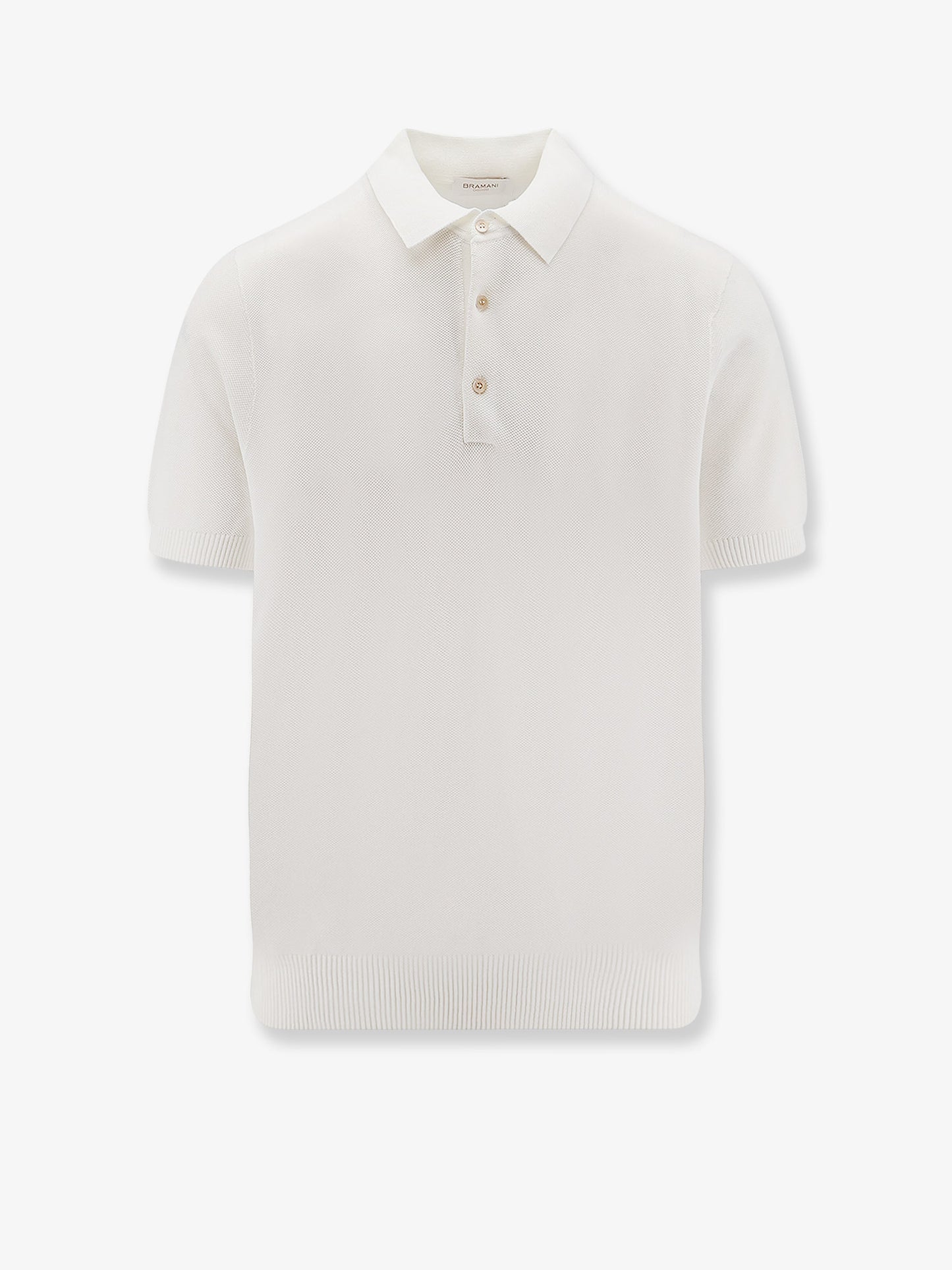 Cotton and silk blend polo