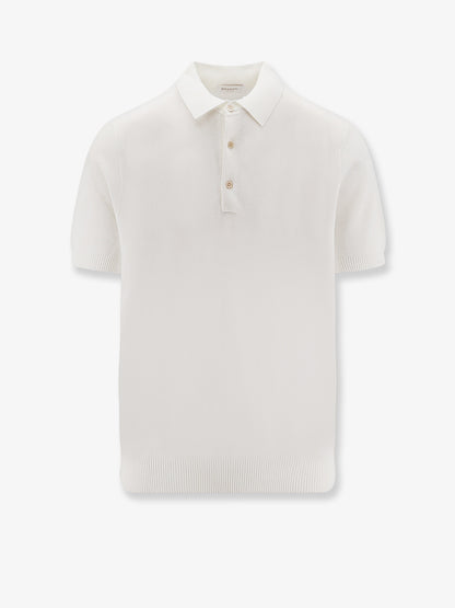 Cotton and silk blend polo thumbnail