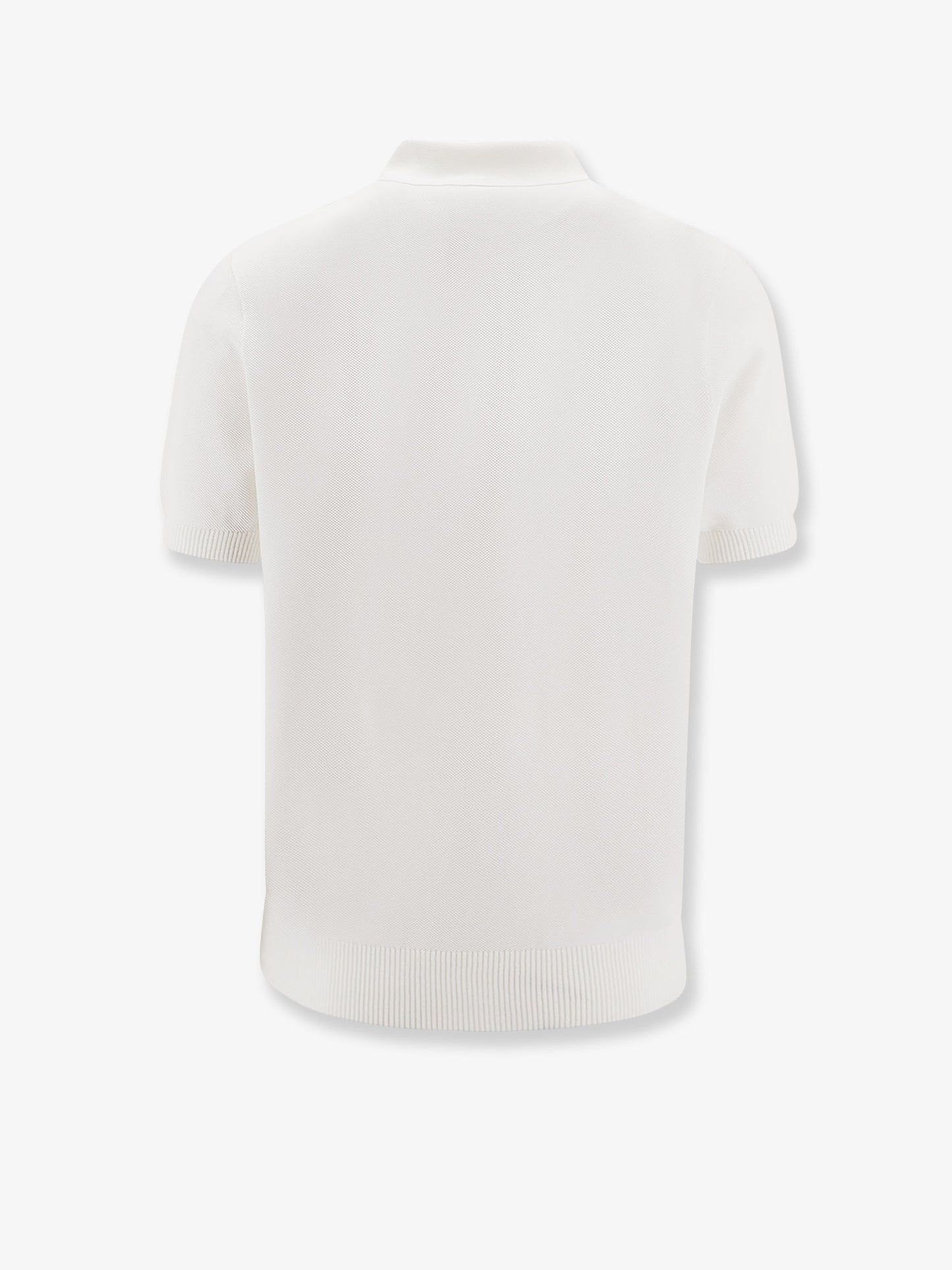 Cotton and silk blend polo