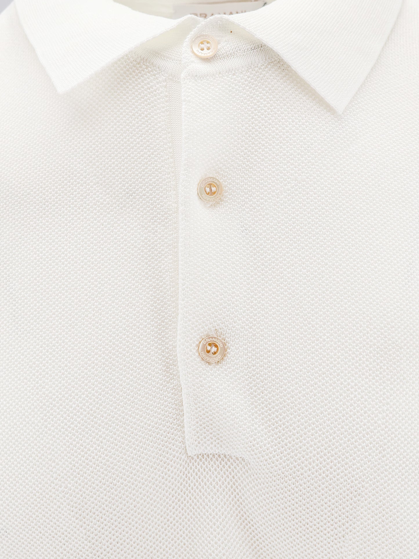 Cotton and silk blend polo