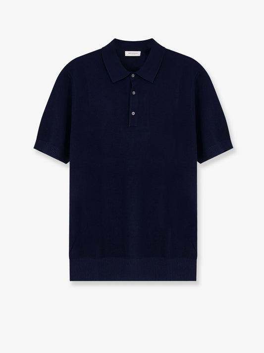 Cotton and silk blend polo