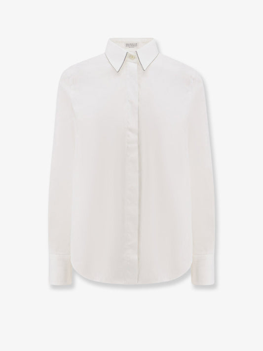 Cotton blend shirt