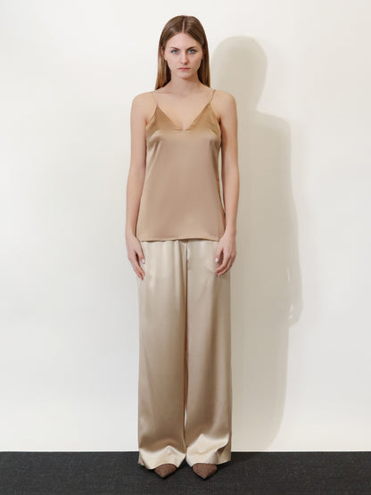 Stretch silk top thumbnail