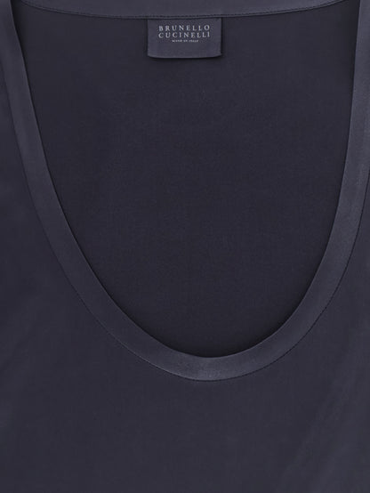 Stretch silk tank top thumbnail