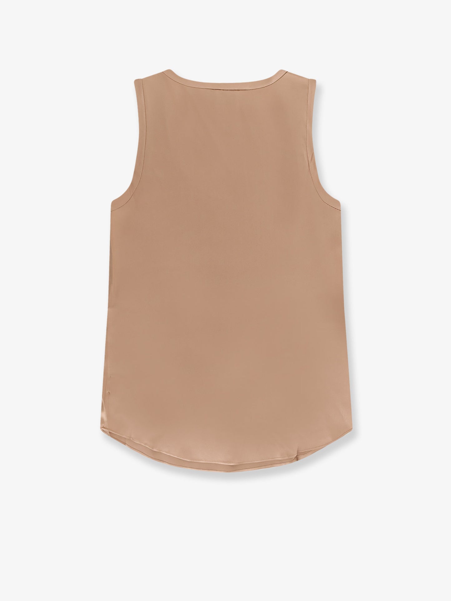 Stretch silk tank top