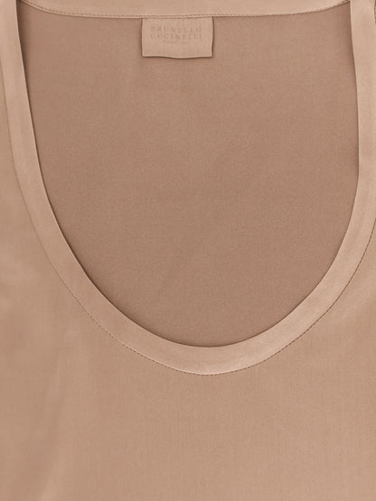 Stretch silk tank top thumbnail