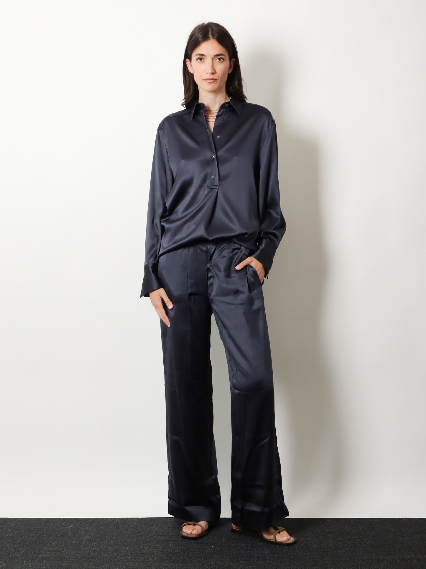 Pantaloni in seta