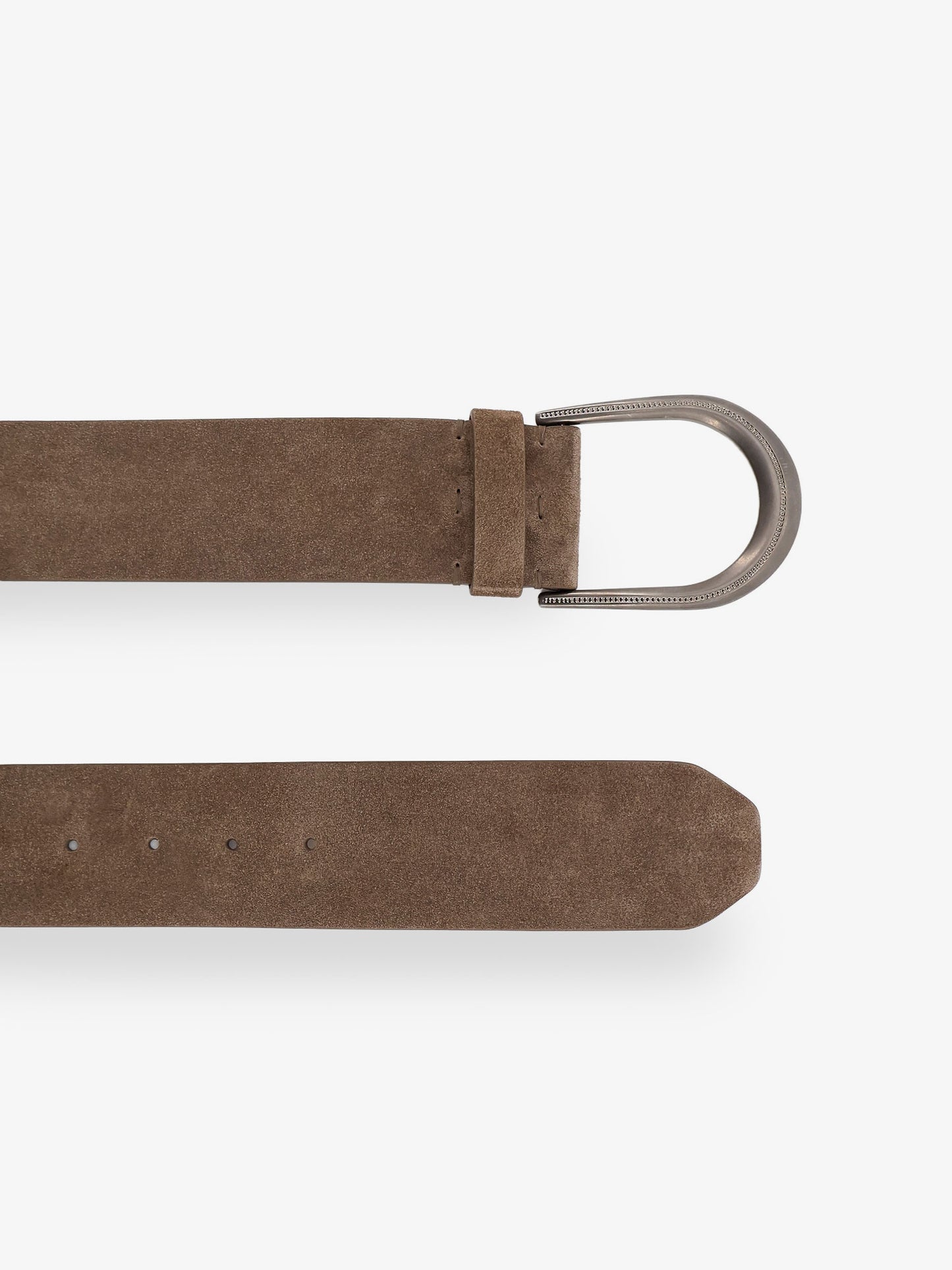 Suede belt
