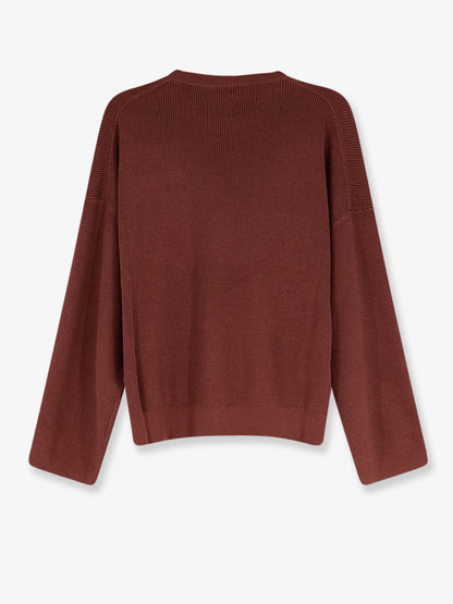 Maglia in cotone con dettaglio Monile frontale thumbnail