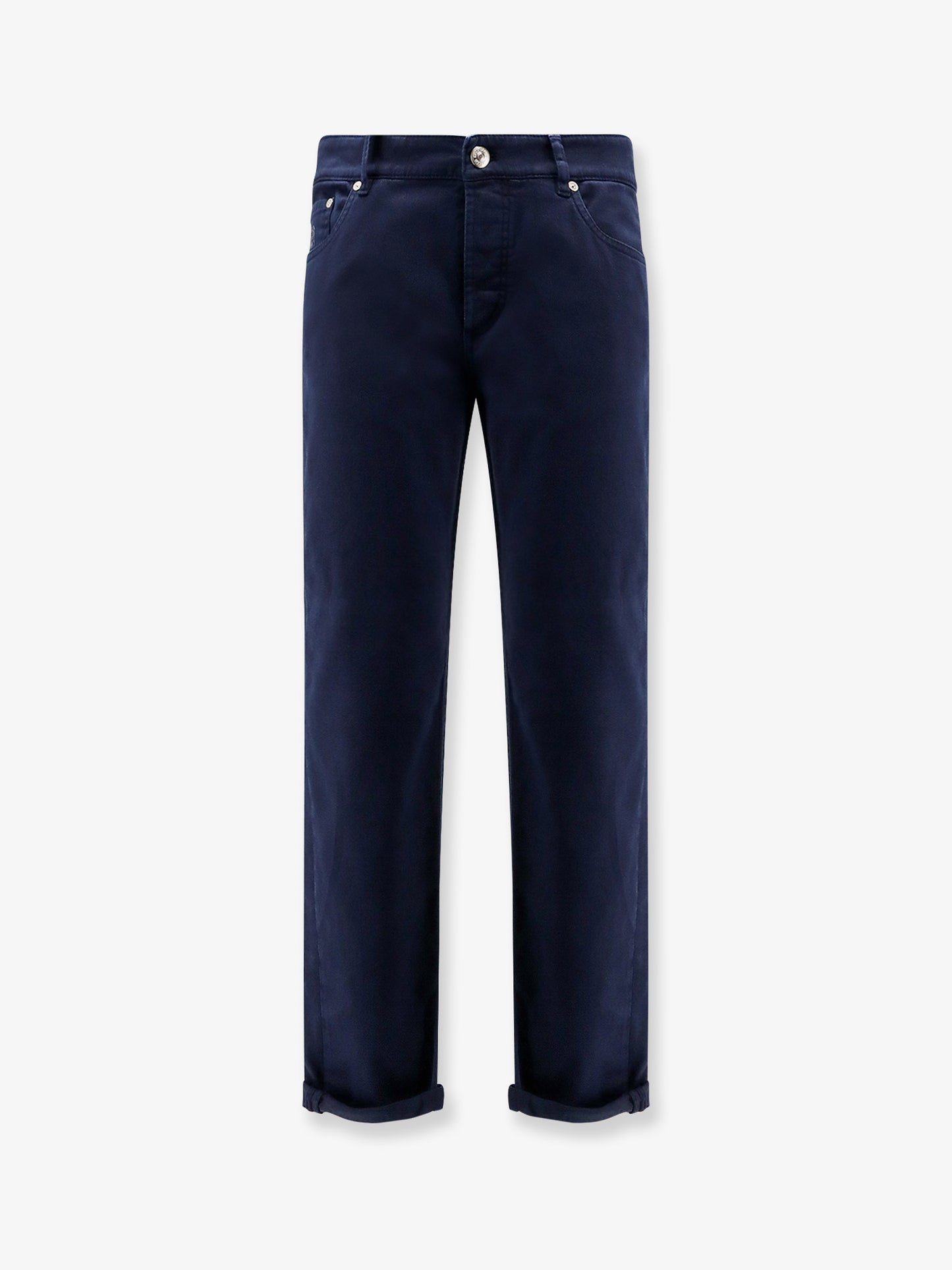 Traditional Fit cotton trousers