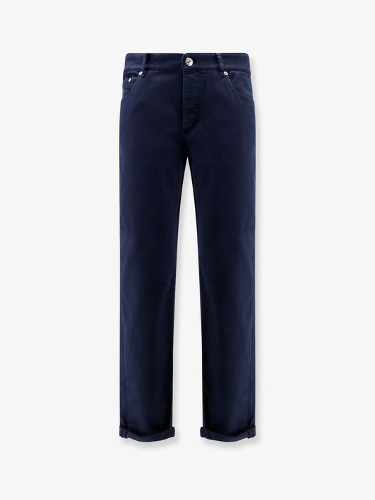 Traditional Fit cotton trousers