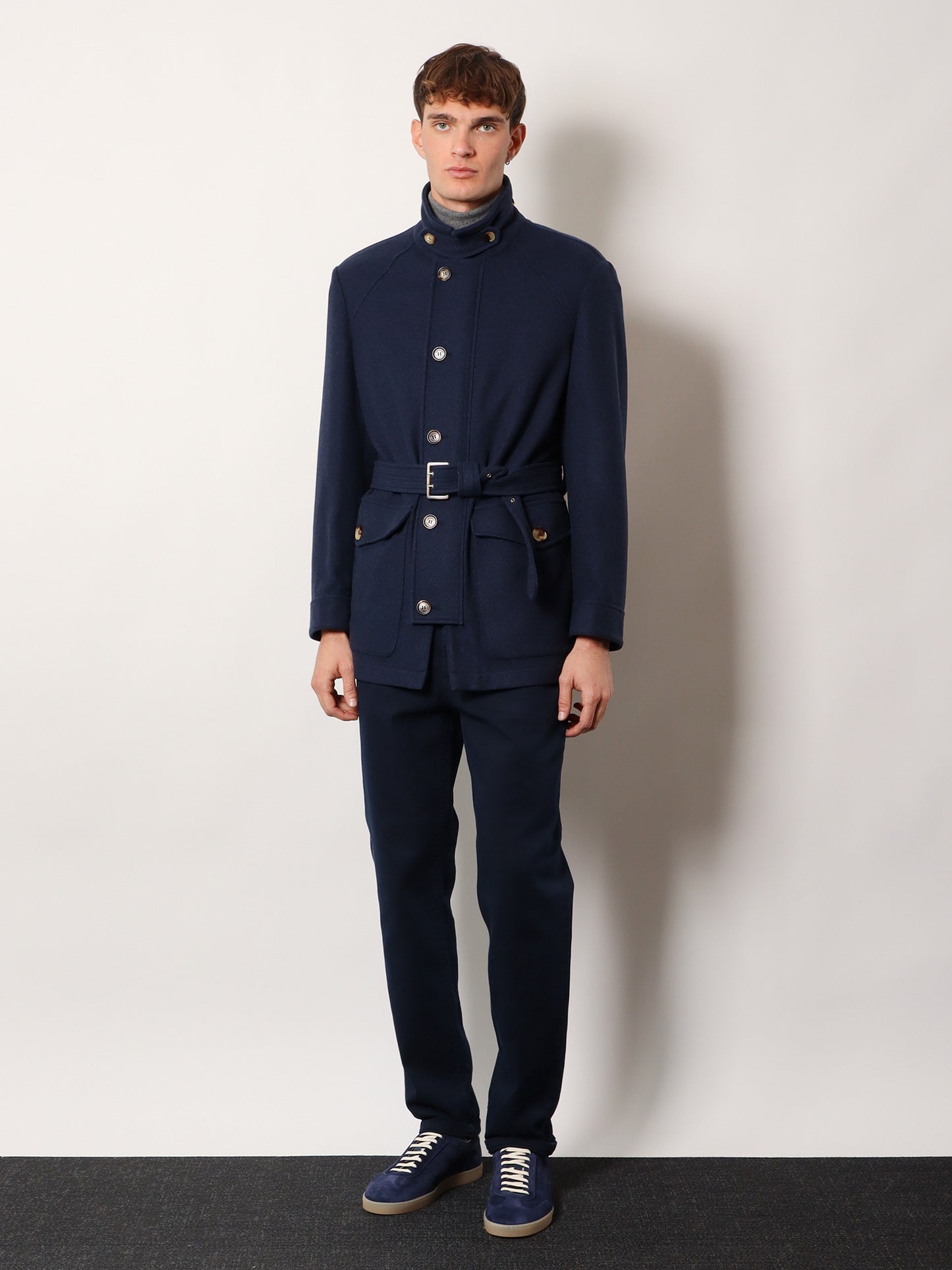 Traditional Fit cotton trousers