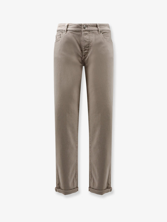 Traditional Fit cotton trousers