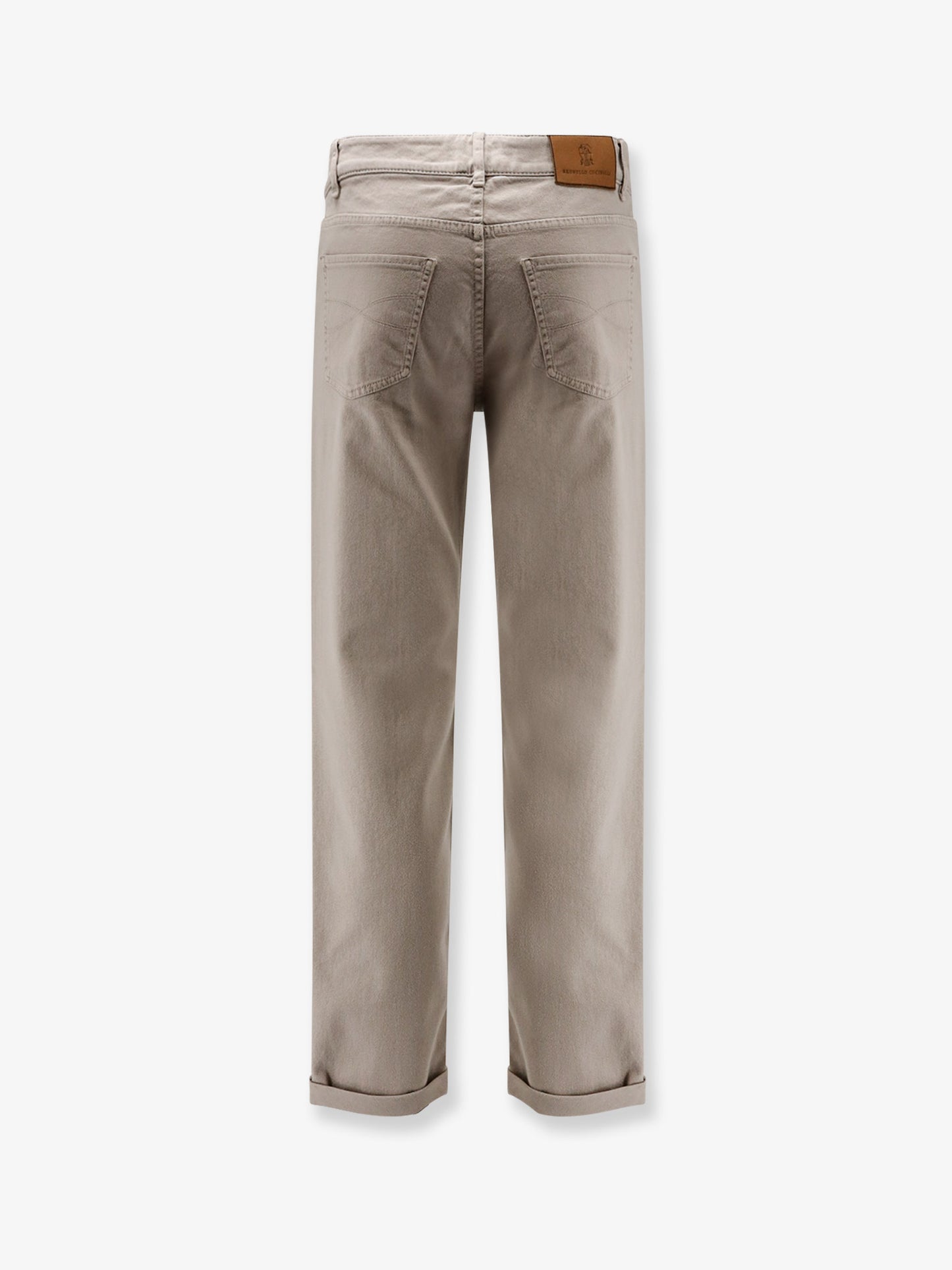 Traditional Fit cotton trousers