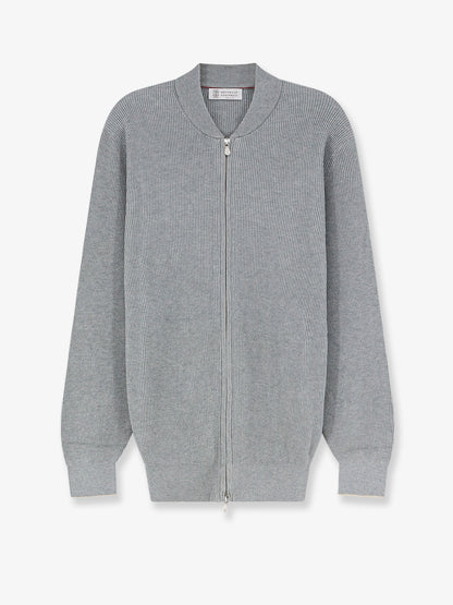 Ribbed cotton cardigan thumbnail