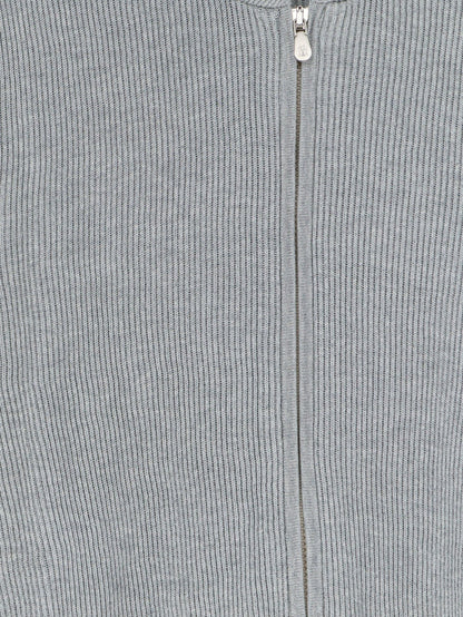 Ribbed cotton cardigan thumbnail