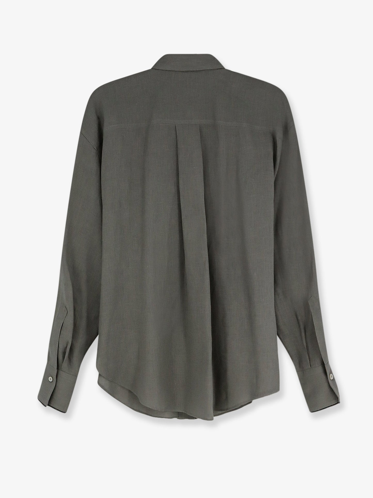 Linen shirt with Monili detail
