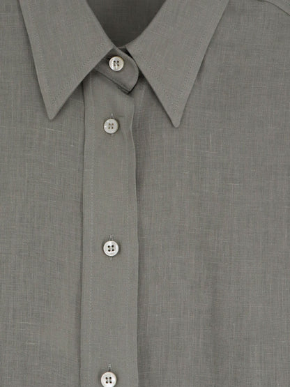 Linen shirt with Monili detail thumbnail