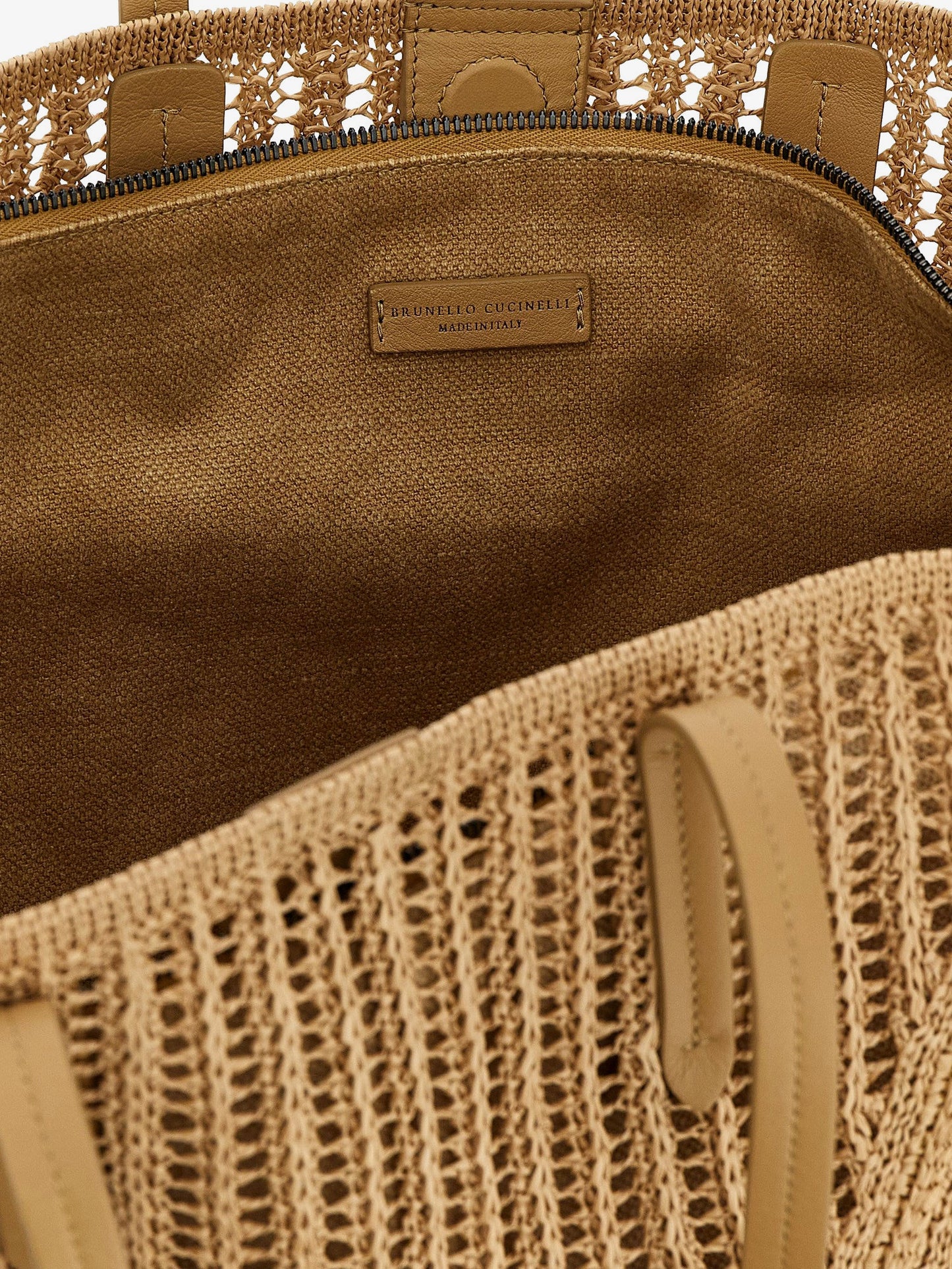 BC Duo raffia shoulder bag