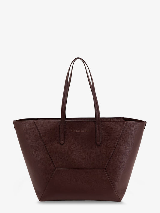 BC Duo hammered leather shoulder bag