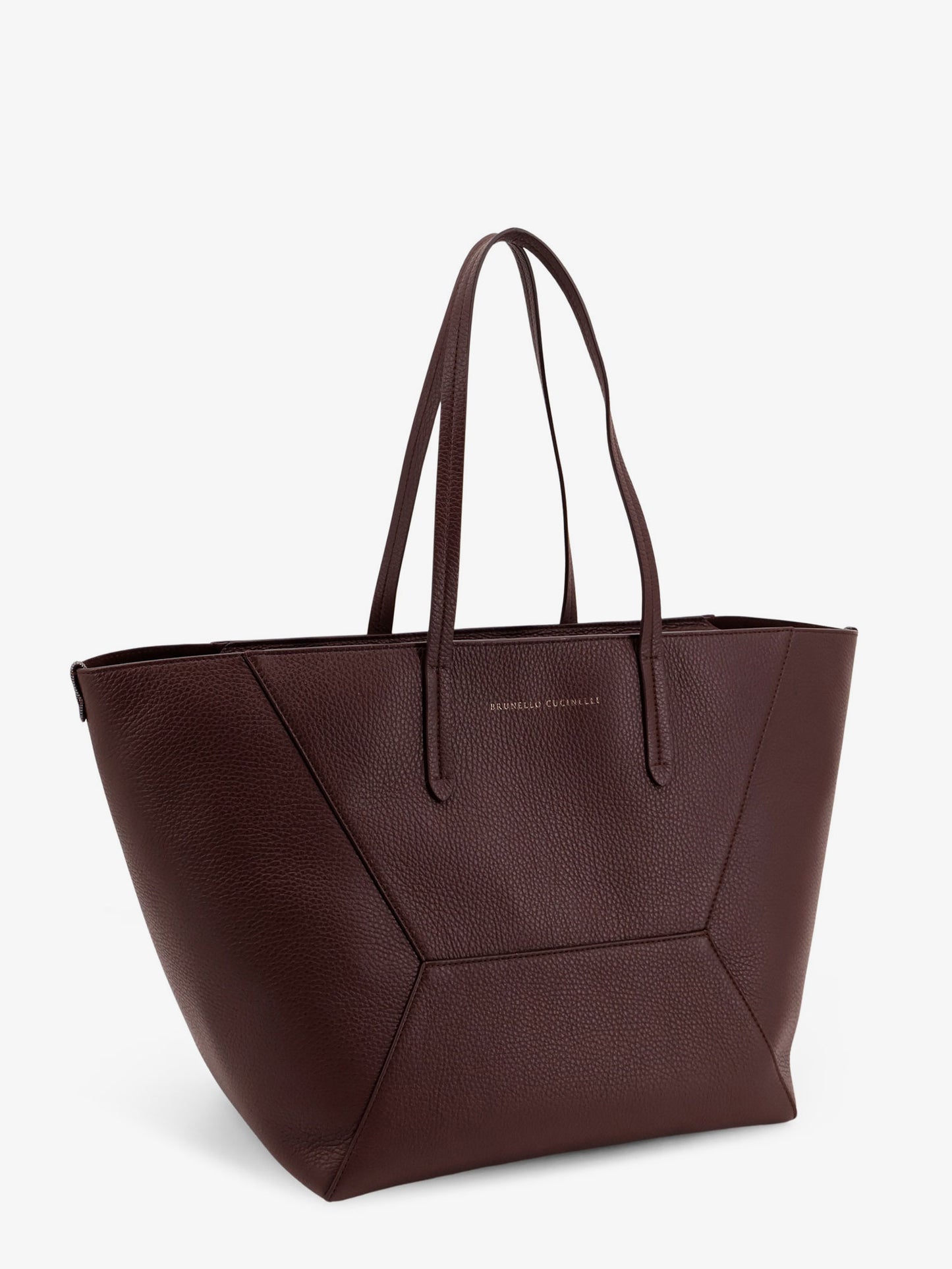 BC Duo hammered leather shoulder bag