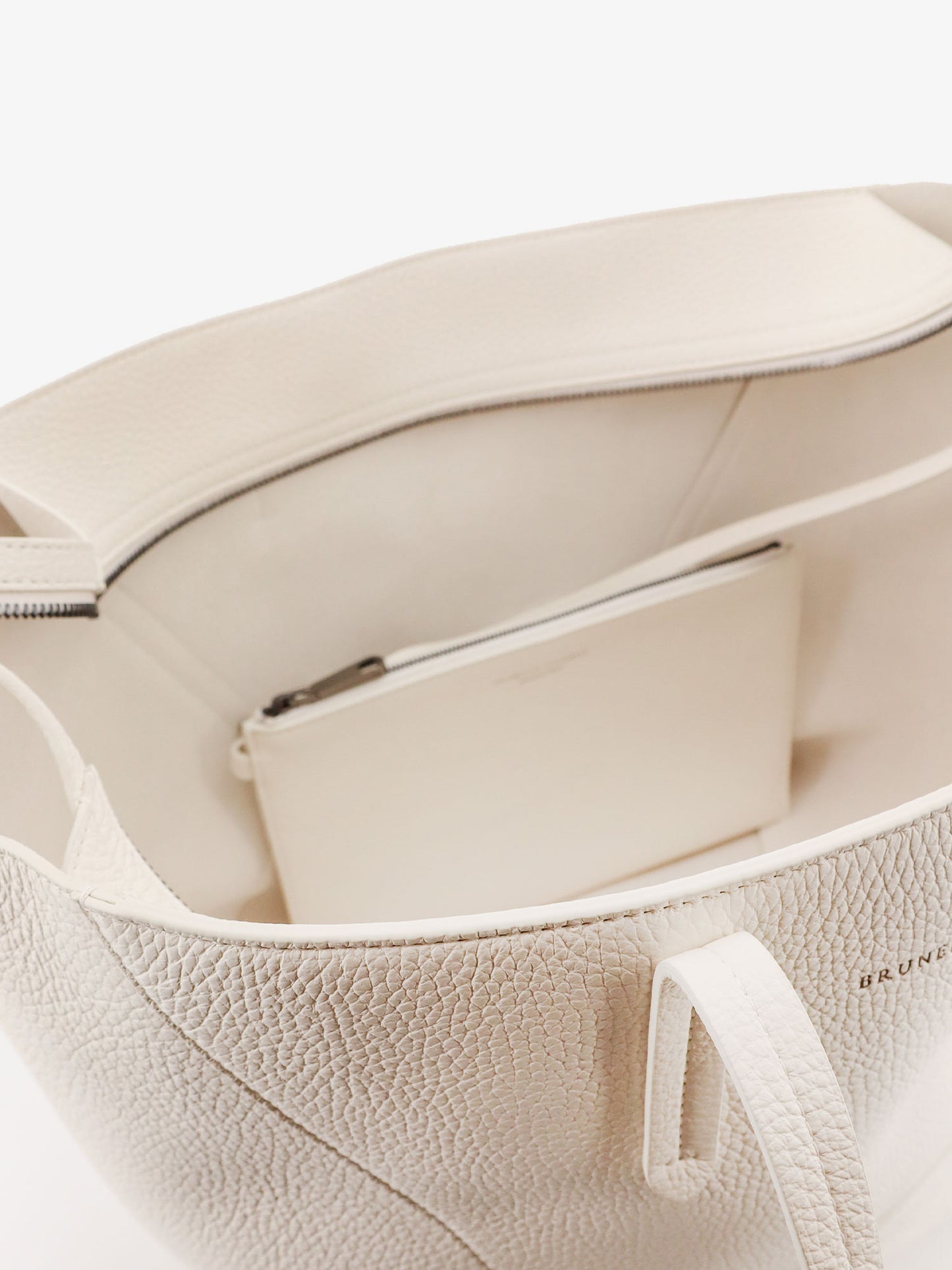 Borsa a spalla BC Duo in pelle martellata