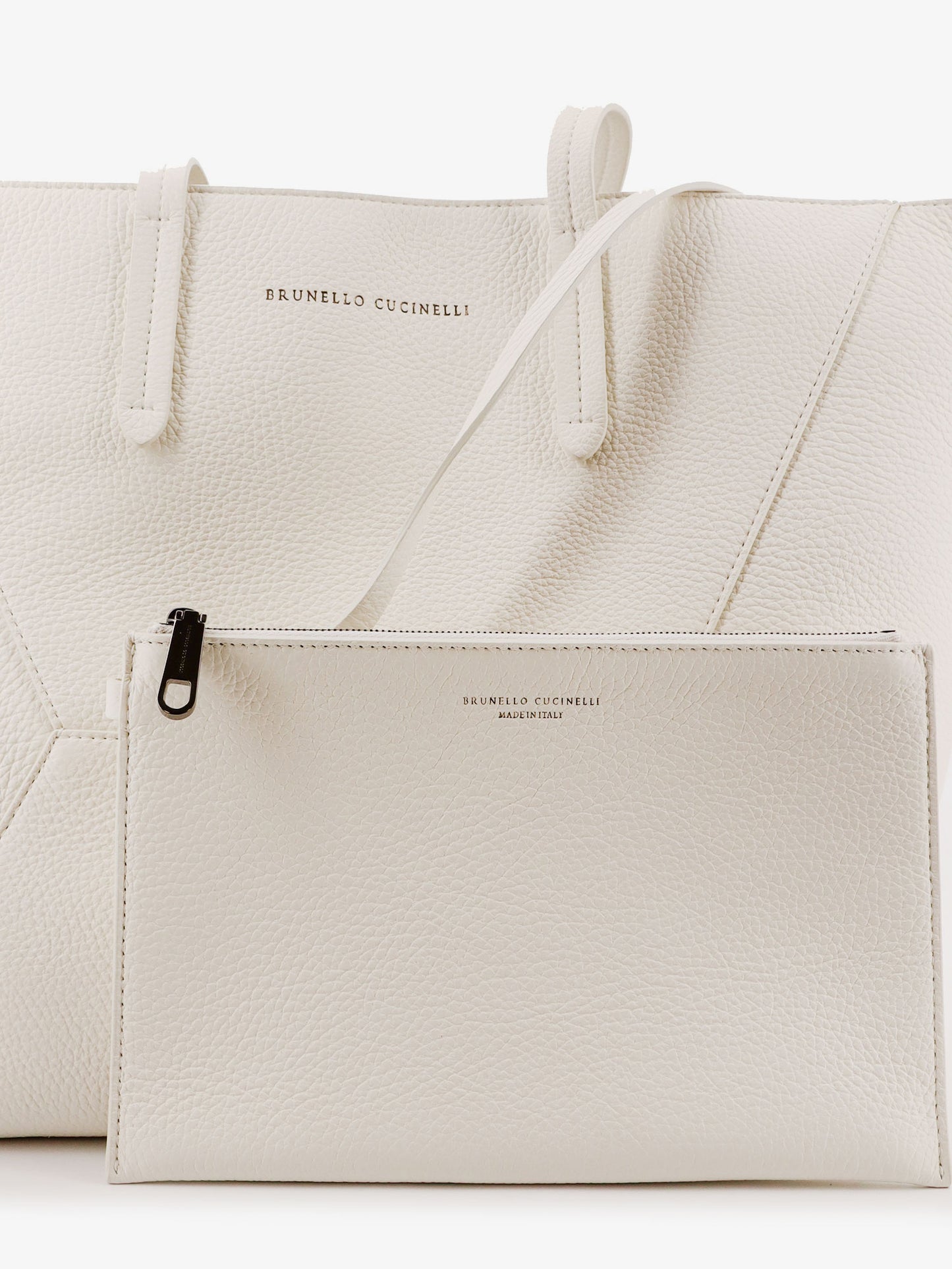 Borsa a spalla BC Duo in pelle martellata