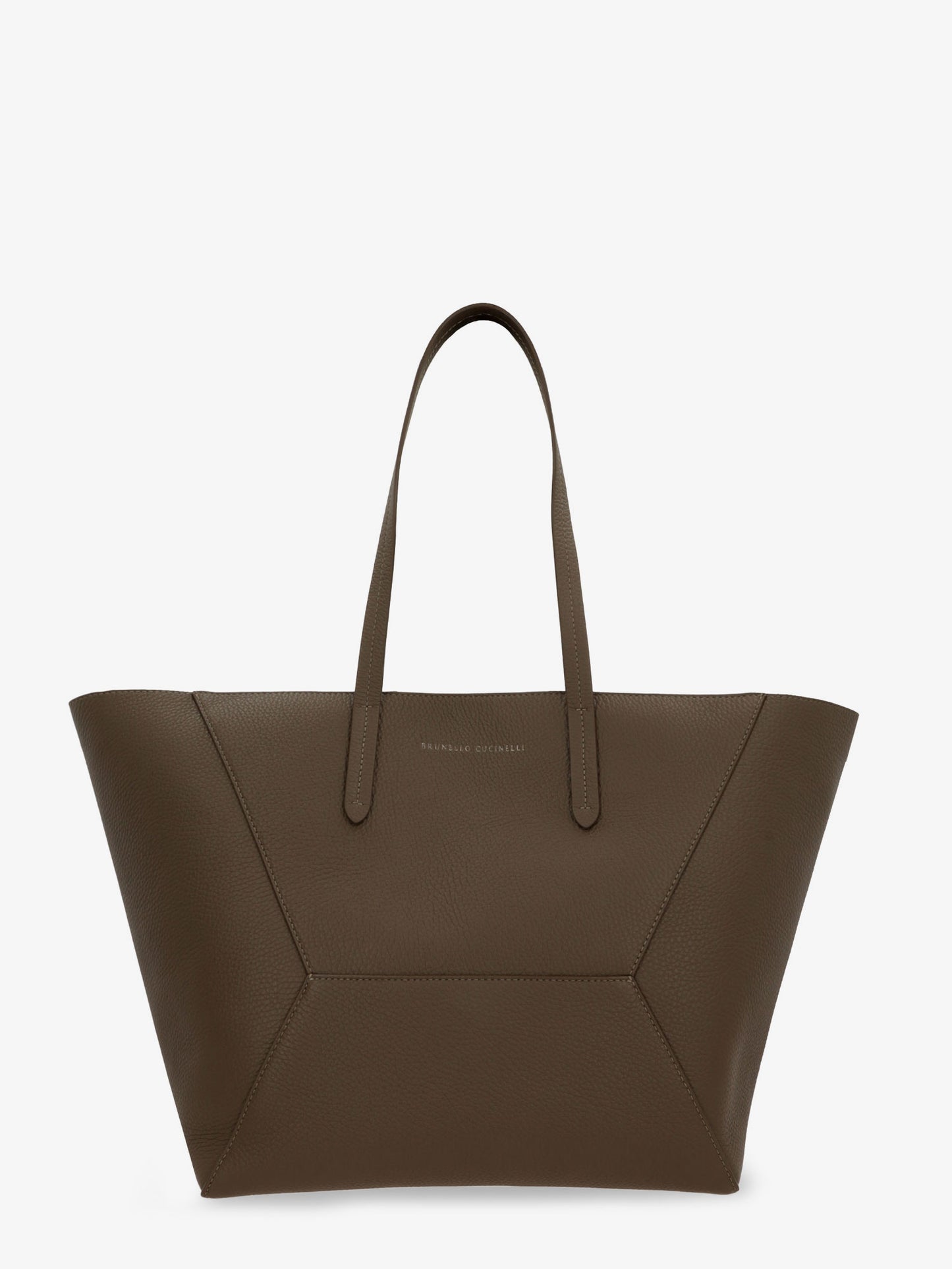 BC Duo hammered leather shoulder bag