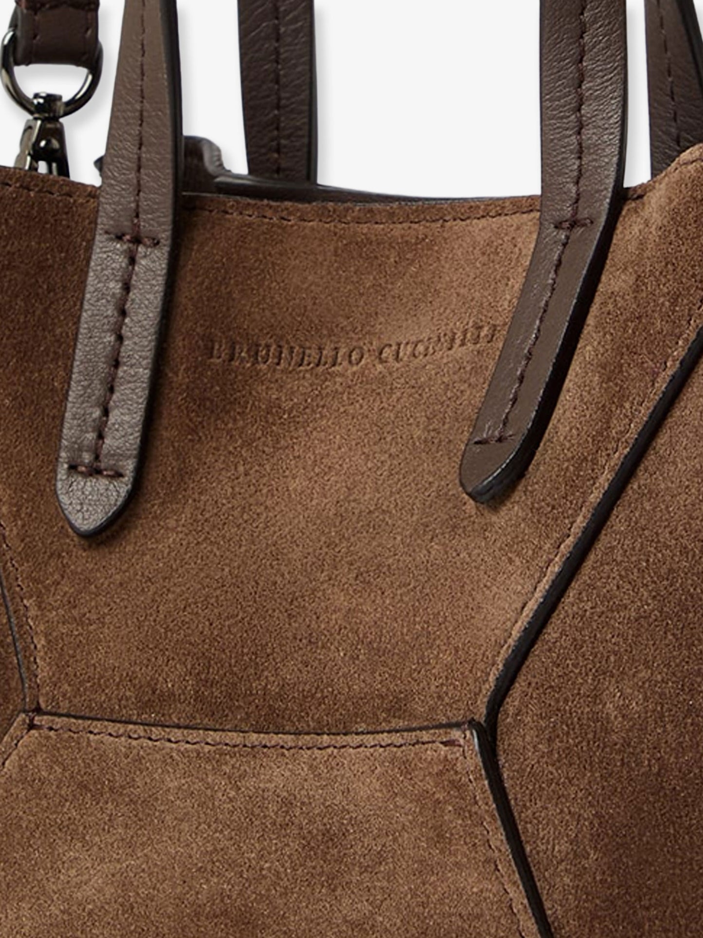 BC Duo Mini suede crossbody bag