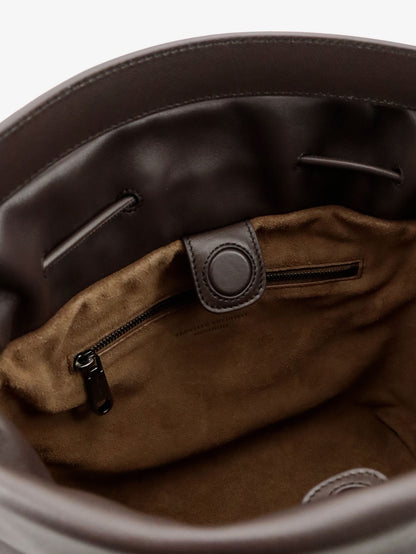 Bucket Mellow leather shoulder bag thumbnail