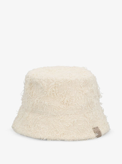 Cappello bucket con applicazione thumbnail