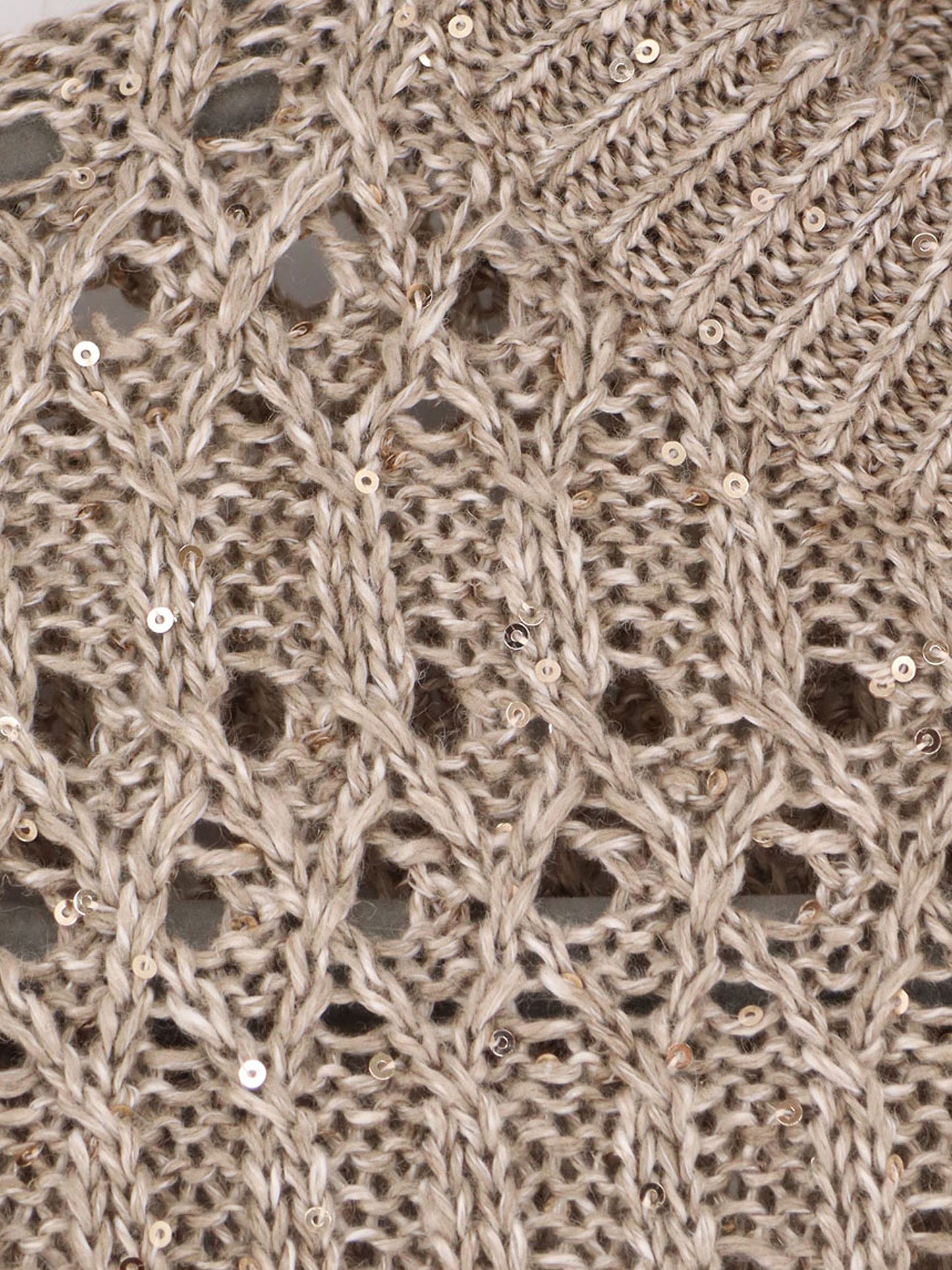 Silk and nylon sweater