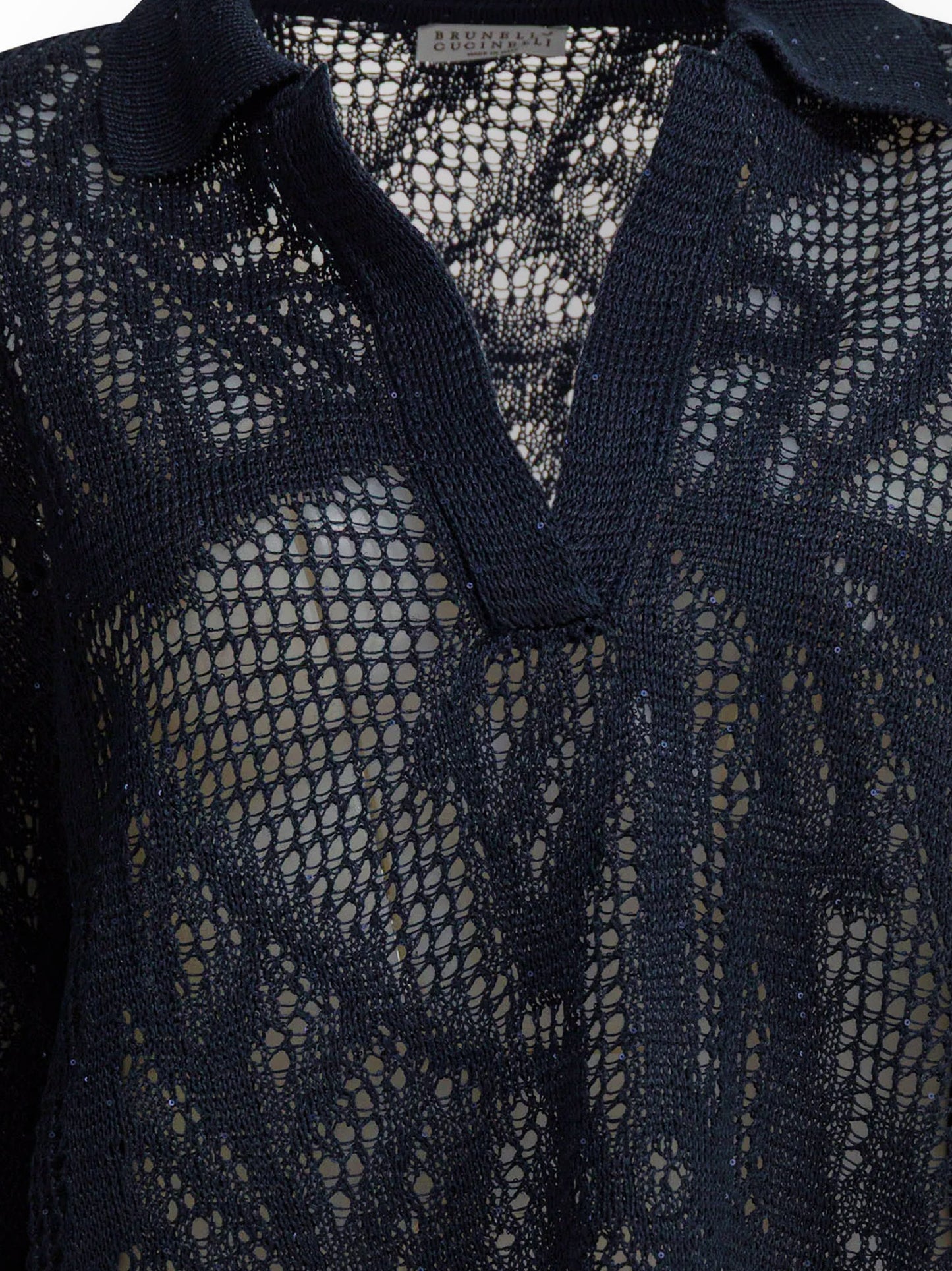 Linen and cotton sweater