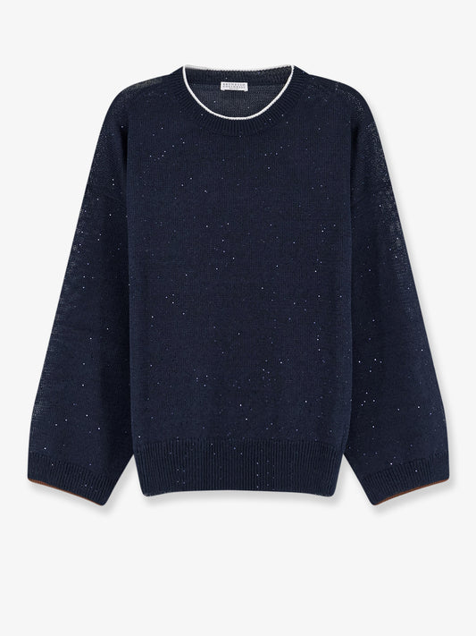 Linen and cotton sweater