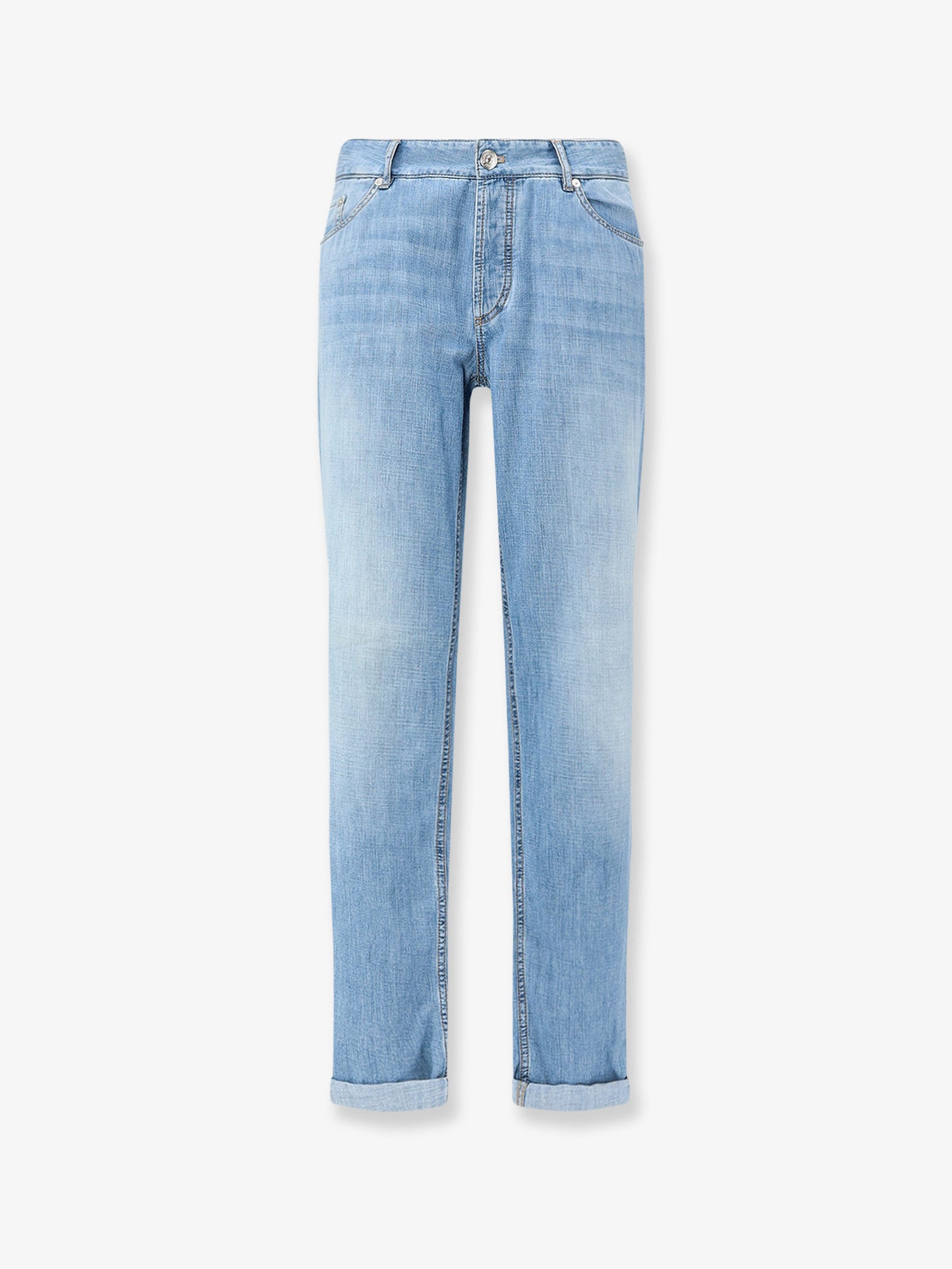 Blue denim jeans