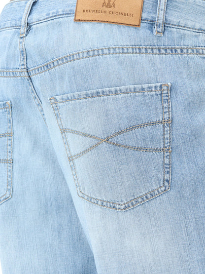 Blue denim jeans thumbnail