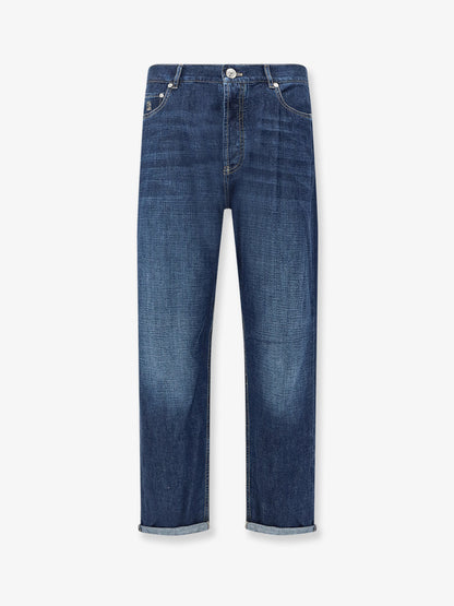 Blue denim jeans thumbnail