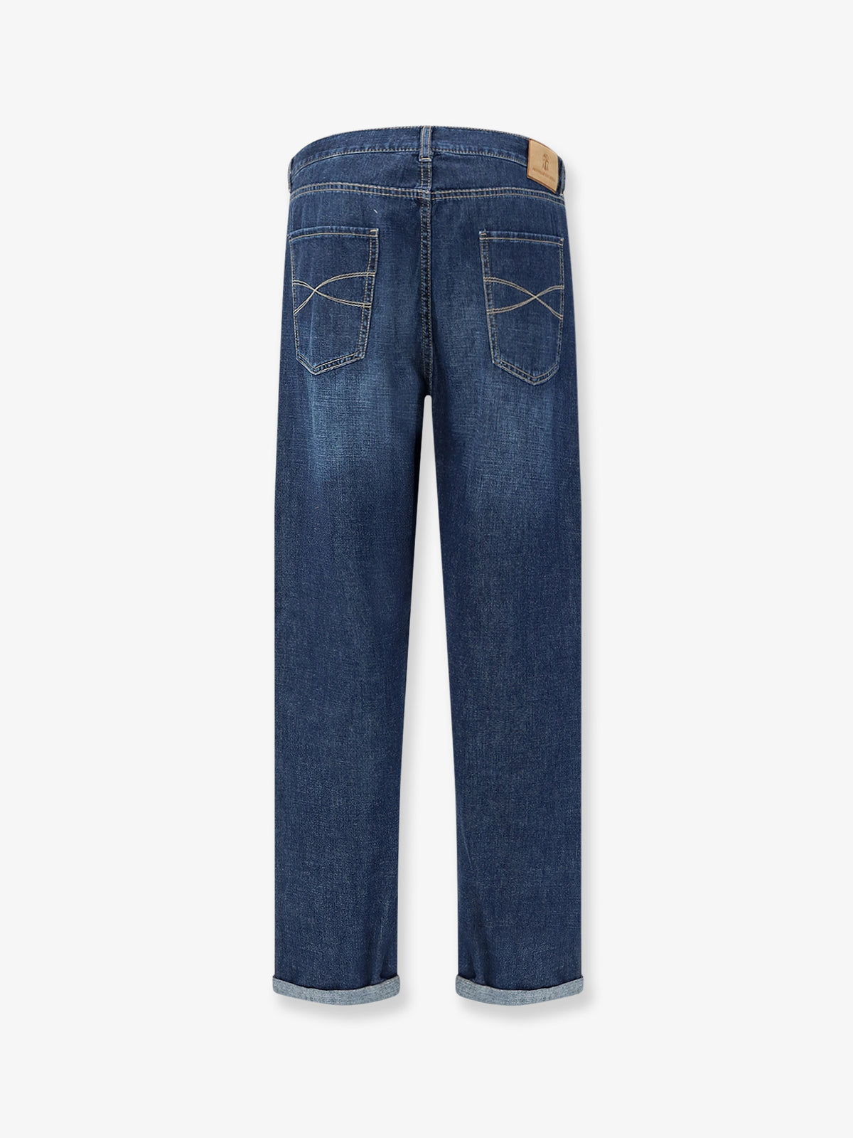 Blue denim jeans