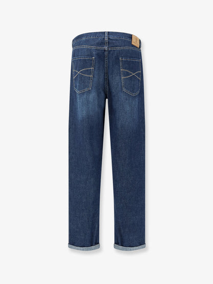 Blue denim jeans thumbnail