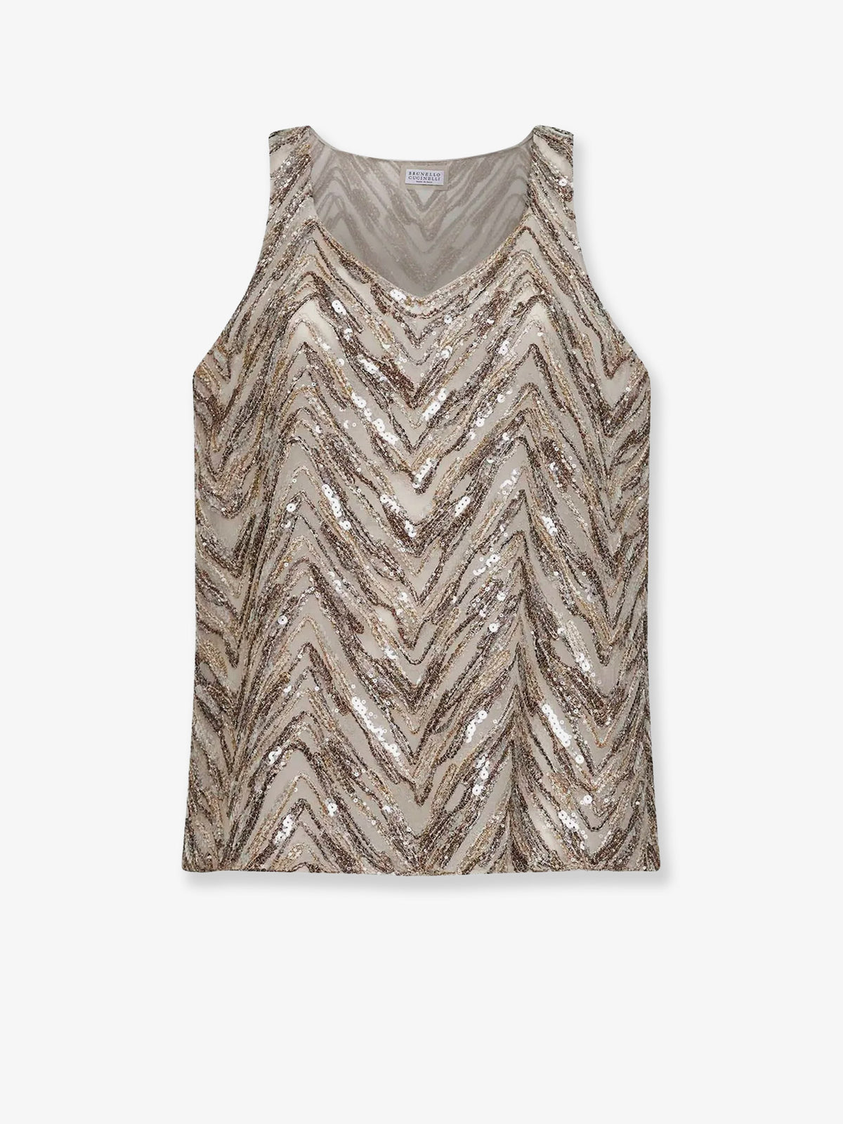Top Sequin Chevron