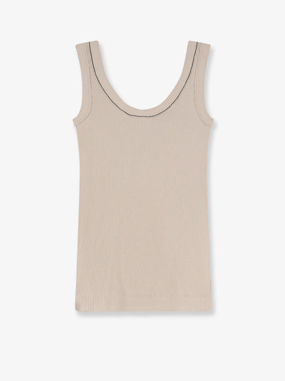 Stretch cotton tank top thumbnail