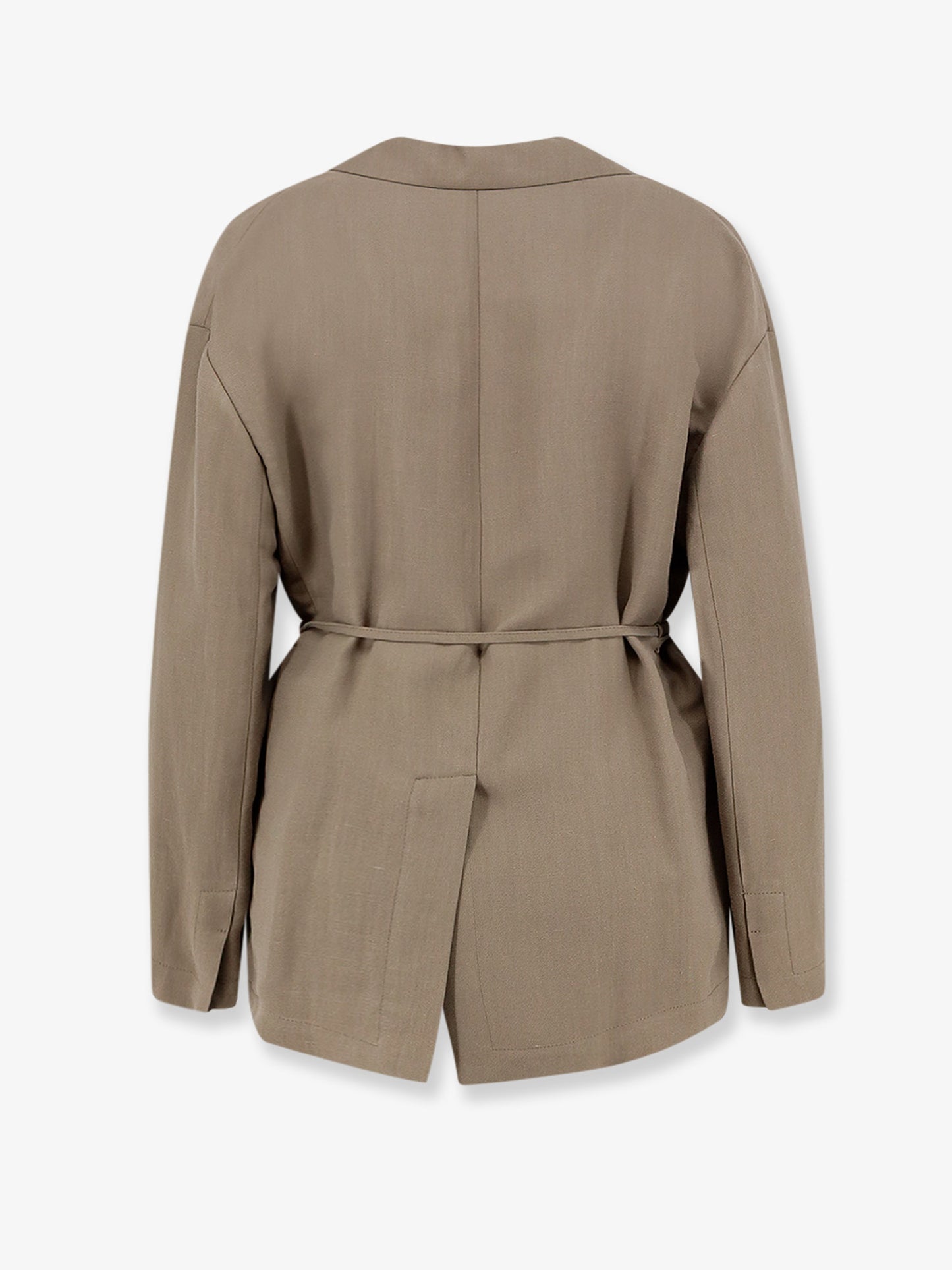 Viscose and linen blend blazer