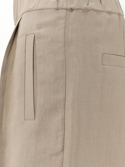 Viscose and linen blend bermuda shorts thumbnail