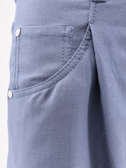 Viscose and linen trousers thumbnail