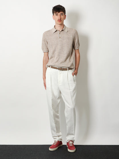 Pantaloni in lino e cotone thumbnail